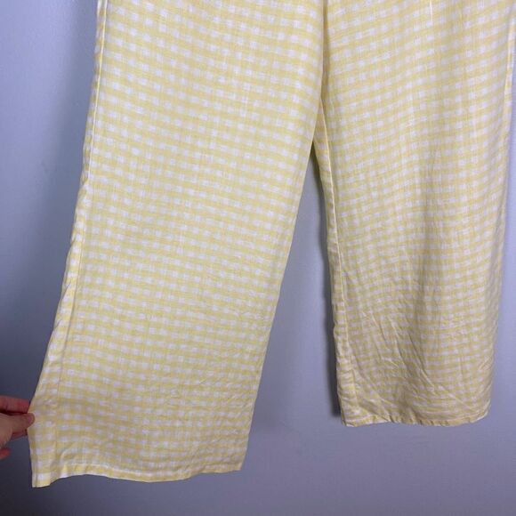 Faithfull the Brand Yellow Wide Leg Pants - Picture 8 of 10